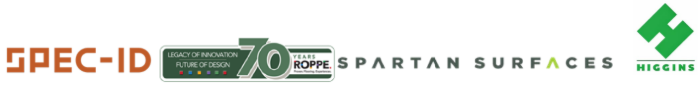 Company Logos - Spec ID, Roppe, Spartan Surfaces, Higgins