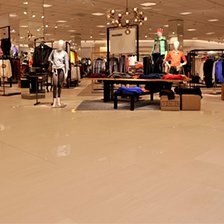 Commercial flooring at Nordstrom