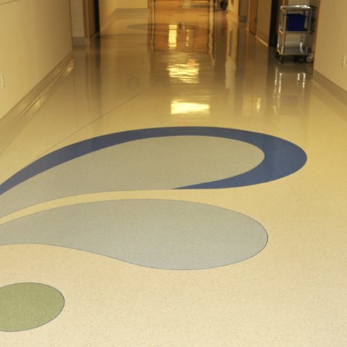 Durable waterproof flooring at Connecticut Children’s Medical Center Ambulatory Surgery Center