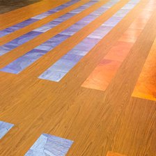 Creative commercial flooring at the XL Center
