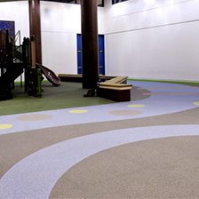 Creative commercial flooring at Genera Community School