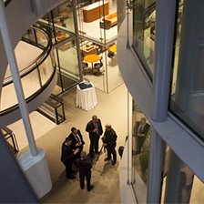 Commercial flooring in an educational building
