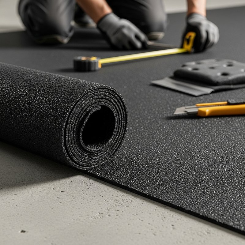 Rubber floor maintenance by Higgins Commercial Flooring Services in Berlin CT