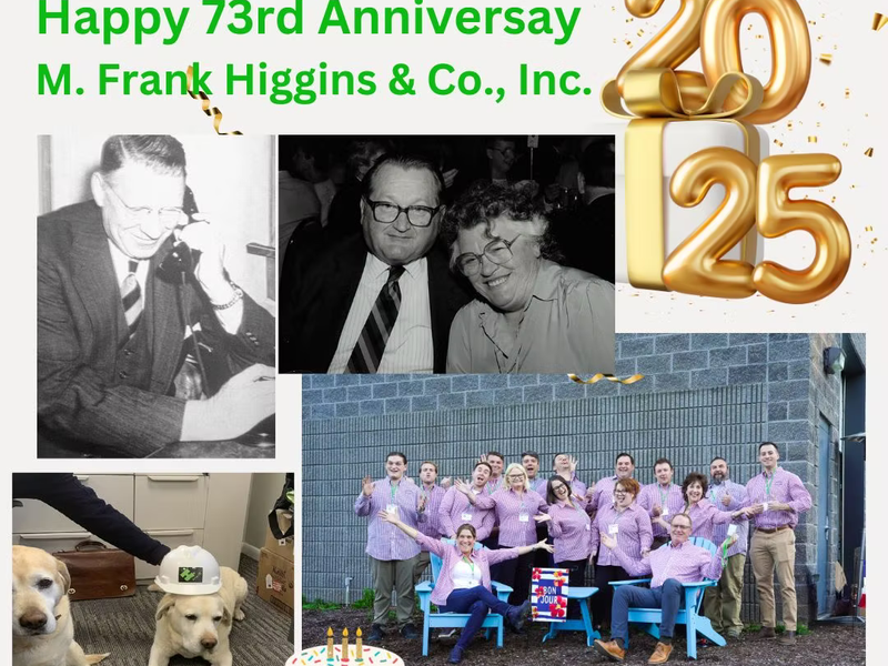 Happy New Year and 73 Anniversary at Higgins Commercial Flooring