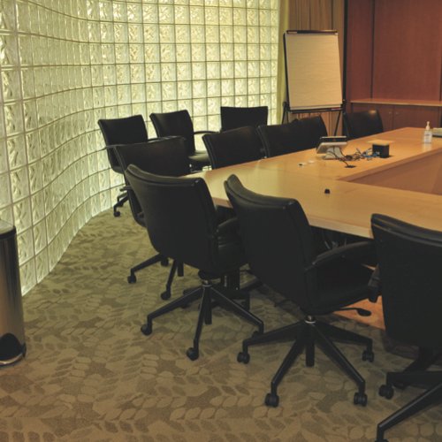 Botanical patterned commercial carpet