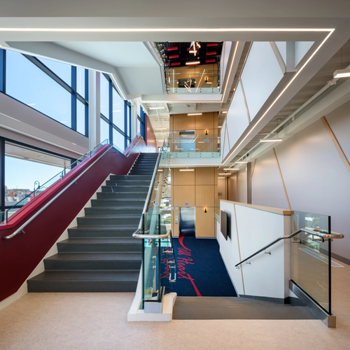 Stairwell in Bristol City Hall in Berlin CT