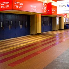 Commercial floors at the XL Center in Hartford CT