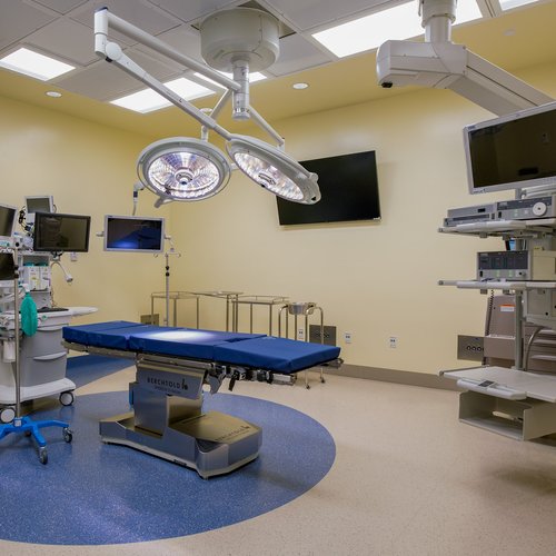 Hospital operating room in CT with durable flooring
