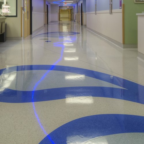 Colorful commercial floors in CT