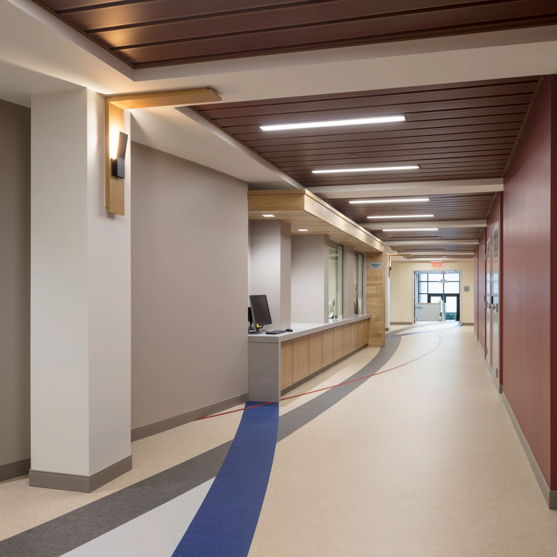 UConn Center Modern Hallway